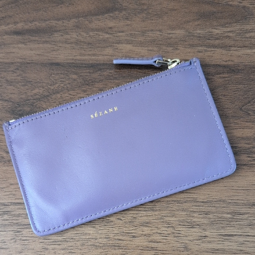 Purple Leather Wallet